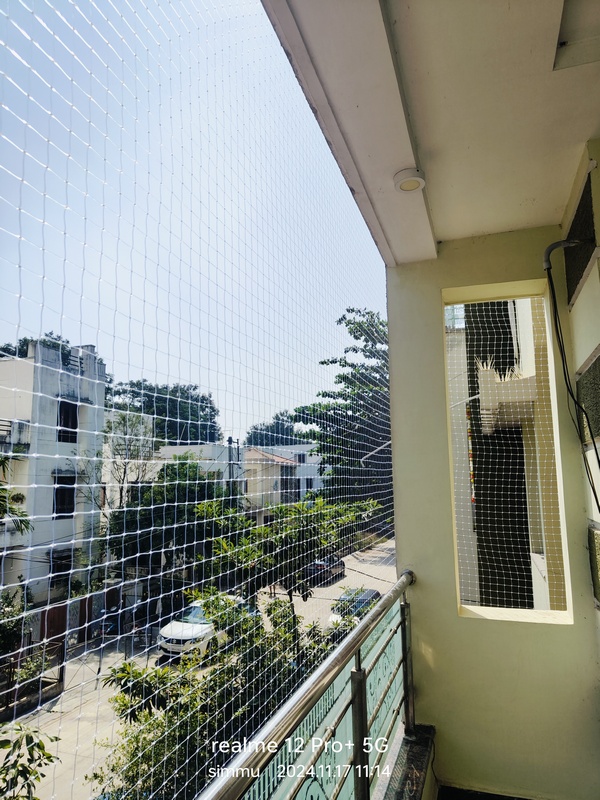 Installed Balcony Safety Net