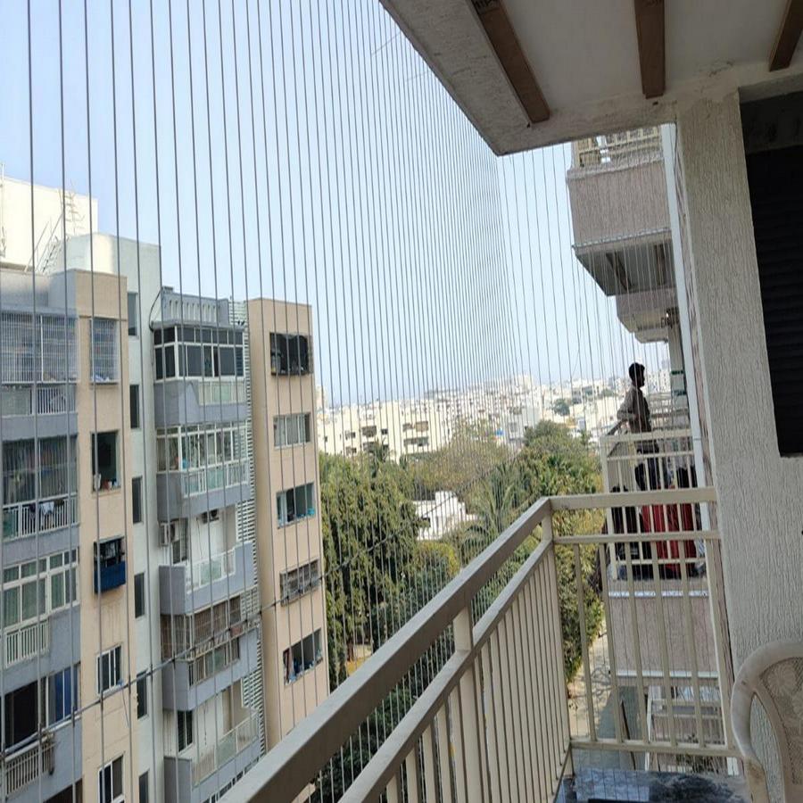 Modern Balcony Invisible Grill