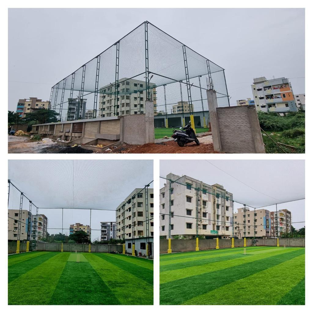 Football Goal Net Installation